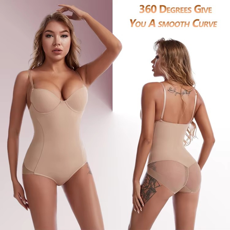 Smooth Shapewear Bodysuit Waist Trainer Tummy Control Body Shaper